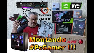 💥 Montando PC GAMER AMD Ryzen 7 3700X + RTX 3060 Ti no Gabinete XPG Invader ...