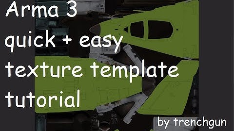 Arma 3 Quick + Easy Texture Template Tutorial