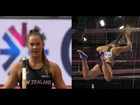 Olivia McTaggart Pole Vault Women Highlights 2022 World Athletics Indoor Championships Štark Arena