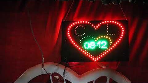 LED trái tim đôi 170 đầu ra