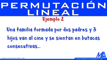 Permutación lineal | Ejemplo 2