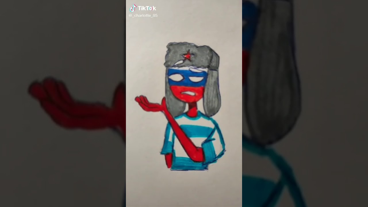 Как нарисовать бебрика из тик тока