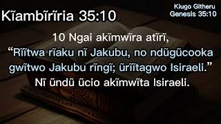 Kiugo kia Ngai - Kiambiriria 35 (Genesis 35 - Kikuyu Bible Online)