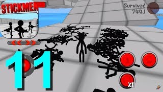 Stickman Gun Shooter 3D Survival Grenades Walkthrough Part 11/ Android iOS Gameplay HD screenshot 3