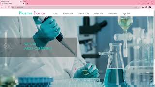PLASMA DONOR APPLICATION USING CLOUD DEMO screenshot 2
