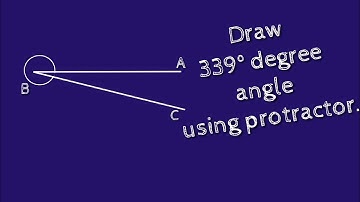 How to construct 339 degree angle using protractor.shsirclasses.