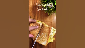 BREAKFAST EGG SANDWICH HACK! Made with #sourdough #breads #shorts