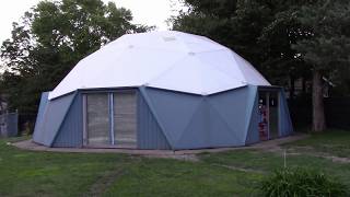 Buckminster Fuller Dome Restoration Day 34