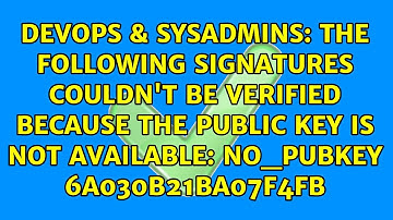 The following signatures couldn