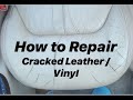 How to Repair Leather Cracks and scuffs with Luxury Leather Repairs Crack/Crease Repair Kit