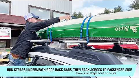 How to Tie Down a Canoe on Roof Racks