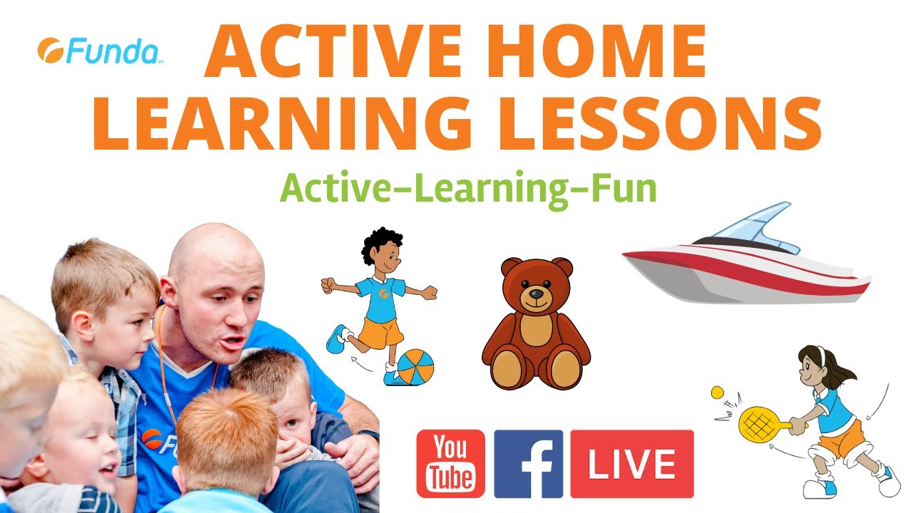 FUNDA Active Home Learning PE Lessons | Lockdown Learning & Education For Children