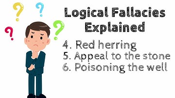 Logical Fallacies Explained - Red Herring, Appeal to the Stone, and Poisoning the Well