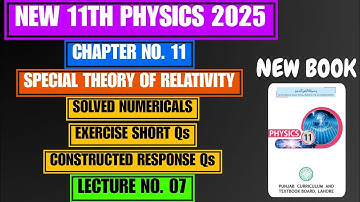 Solved Numericals | Constructed Response Qs | Ex Short Qs |  Chapter no. 11 | New 11th Physics 2025