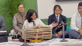 Short Performance In My School My Solo Performance On Pakhavaj In Teetaal Uthan