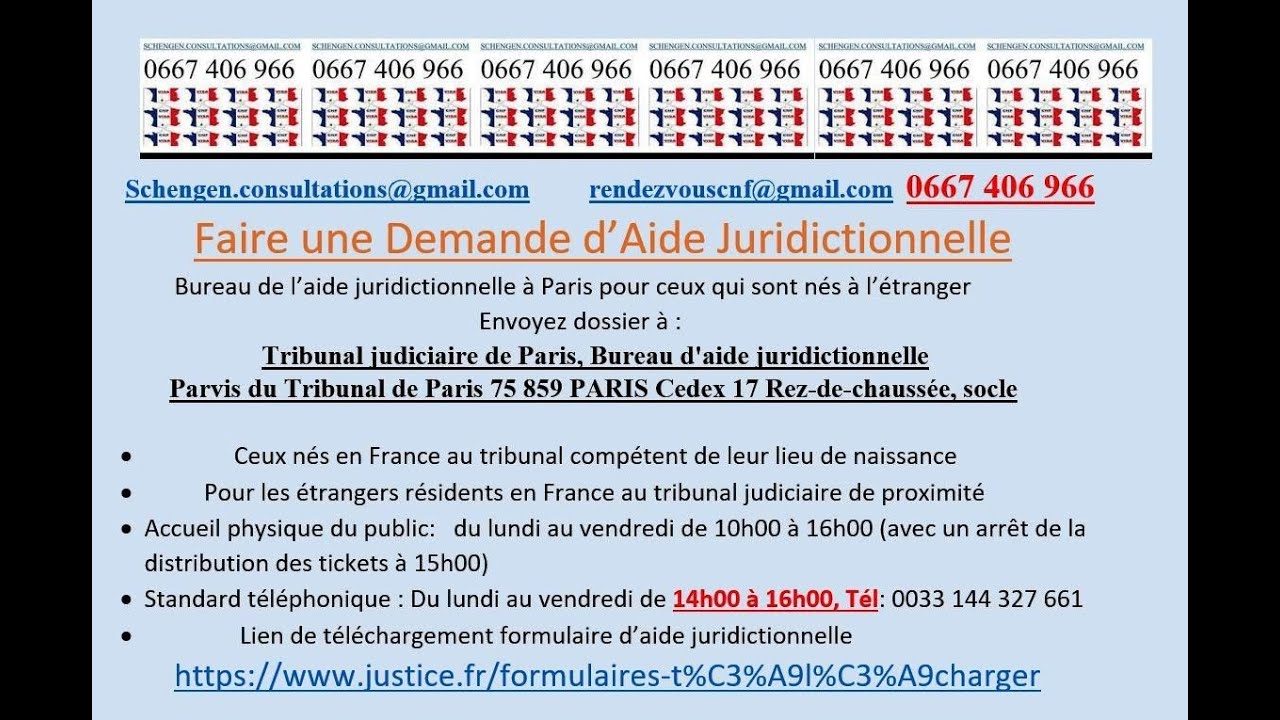رفض طلب CNF للمساعدة القانونية Refus de CNF Demande d'Aide