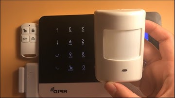 Slow  Demostration of  the JCHENG Home Security Alarm Kit BY JCHENG SECURITY