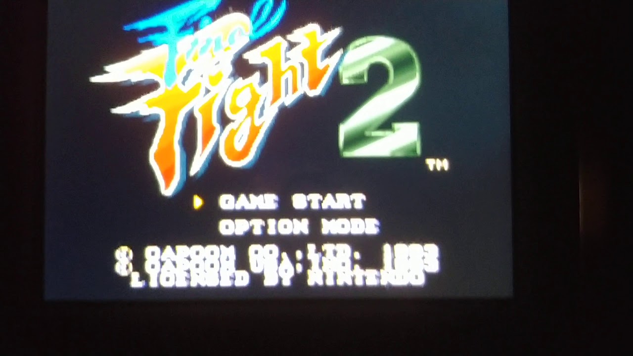 Playing Final Fight series on Anbernic RG300