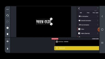 Kinemaster Text Light Effect | How to make Shining Text in Kinemaster | Tech clix