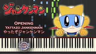 Jankenman OP 1 Yattazo Janken Man Piano Cover / Synthesia Piano Tutorial