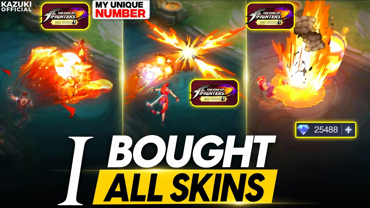 I BOUGHT ALL KOF'97 SKINS | MY GOLD TAG NUMBERS | BINGO PATTERNS - YouTube