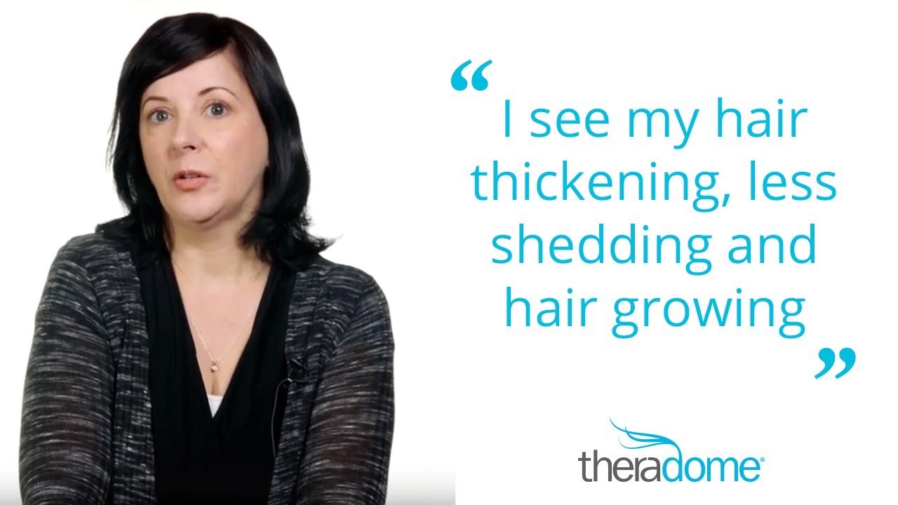 Theradome Patient Testimonials Hair Growth Treatment For Women and