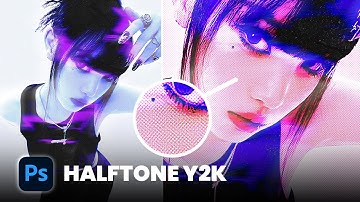 Halftone Y2K Effect in PHOTOSHOP | Step-by-Step Guide!
