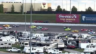 Ryan Blaney and Anthony Alfredo crashes in NASCAR Cup race at Kansas Speedway from grandstands
