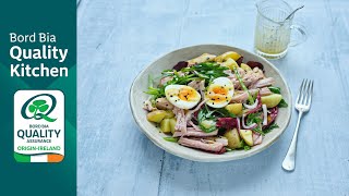 Shredded Bacon Salad With Boiled Eggs