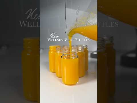The BEST wellness shot bottles perfect for fall immunity shots juicing immunitybooster