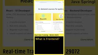 What Is Frontend ReactJS Tutorial In Telugu | JavaScript Tutorial | Coding In Telugu #coding