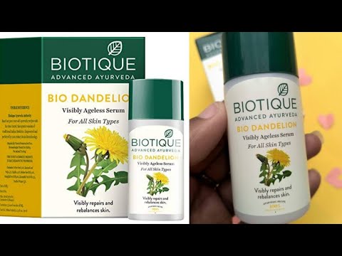 Biotique Bio Dandelion Ageless Serum || All Skin Types Serum || Skincare And Products Review