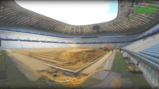FC Bayern München  Umbau der Allianz Arena 2014 mit heiler