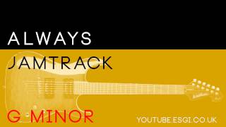 Video thumbnail of "Always - Pop Ballad Backing Track"