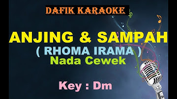 Anjing Dan Sampah (Karaoke) Evie Tamala /Nada Cewek Dm
