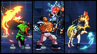 Base Characters/Moveset Combos in Training Mode | Streets of Rage 4 Mr. X Nightmare