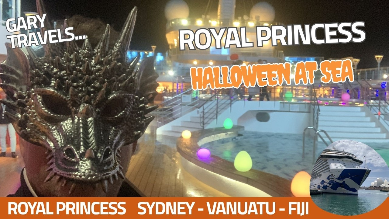 Life at Sea on ROYAL PRINCESS | Halloween Special | Solo Cruise