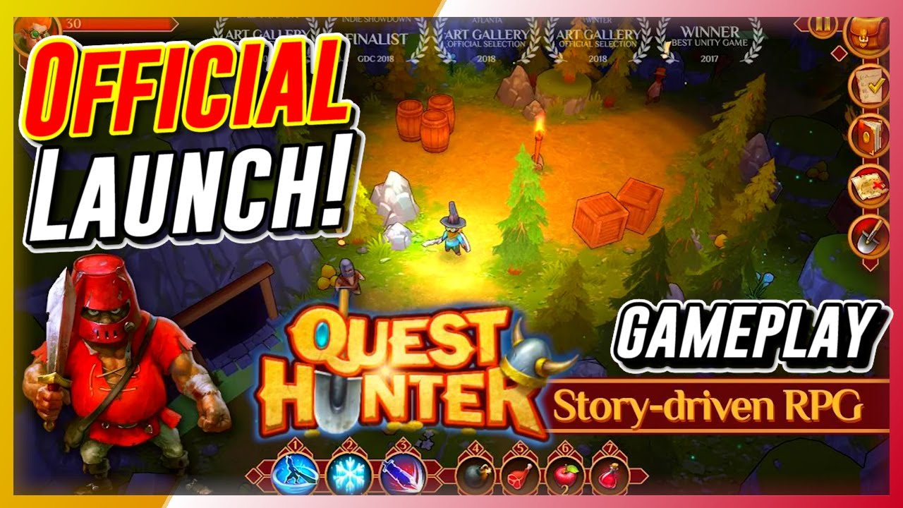 Quest Hunter - Gameplay First Impressions | Official Launch (Android/IOS)
