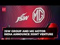 Jsw group mg motor india announce joint venture aim to create new energy vehicle maruti moment