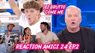 Sei brutto ma bravo! Gerrison insulta allievo e Celentano | Reaction amici 24 ep.2