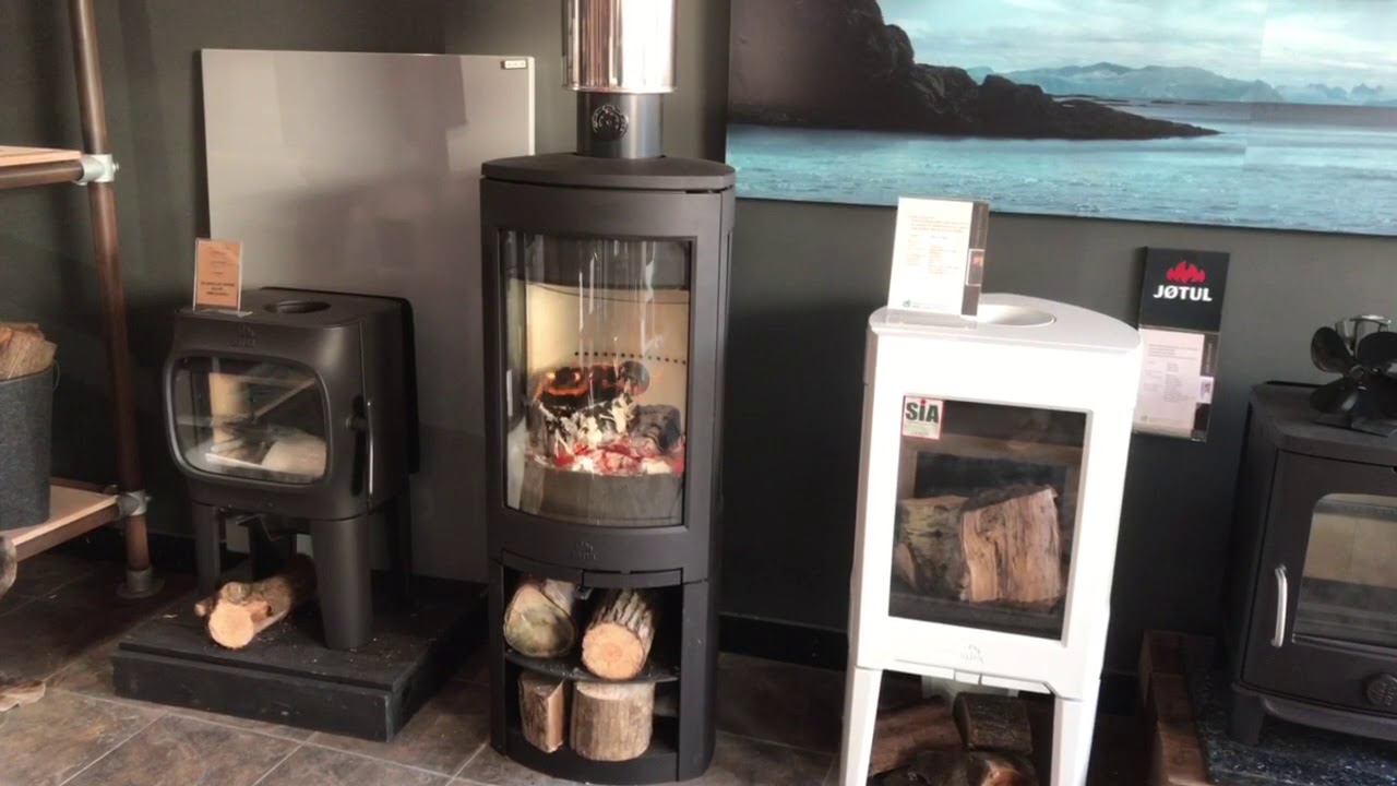 Jøtul F371 Advance burning at Portishead - YouTube