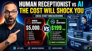 What a Virtual Dental Receptionist Really Costs in 2026 (AI vs. Human)