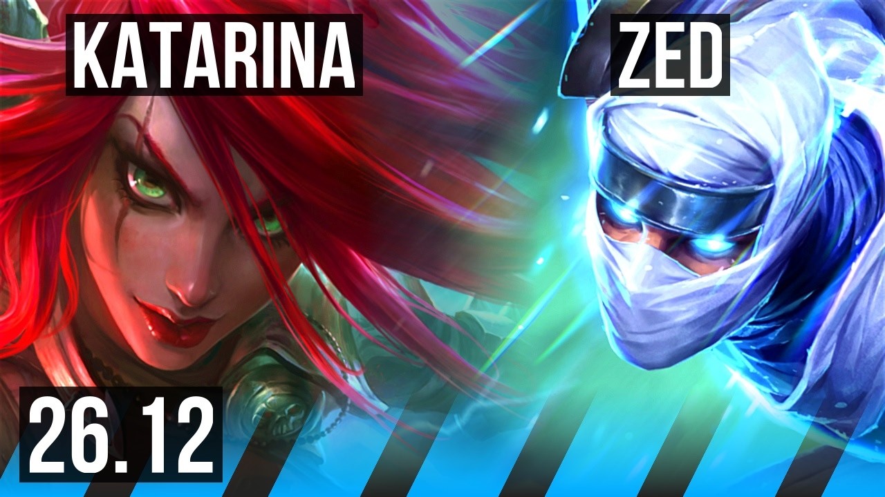 KATARINA vs ZED (MID) | 62K damage | NA Challenger | 26.12 - YouTube
