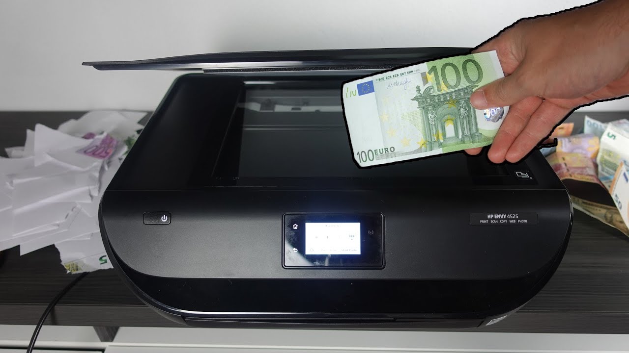 Update Was passiert, wenn ich Geld in FARBE kopiere? - Experiment