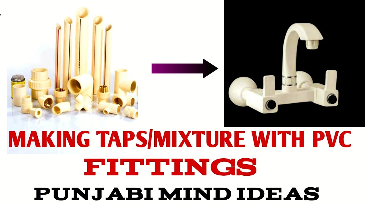 How to make Water Taps & Sink Mixture & Bathroom Mixture with PVC Pipes