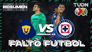 Resumen | Pumas vs Cruz Azul | CL2024 - Liga Mx J13 | TUDN