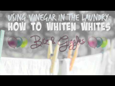 How to Whiten Whites Using Vinegar