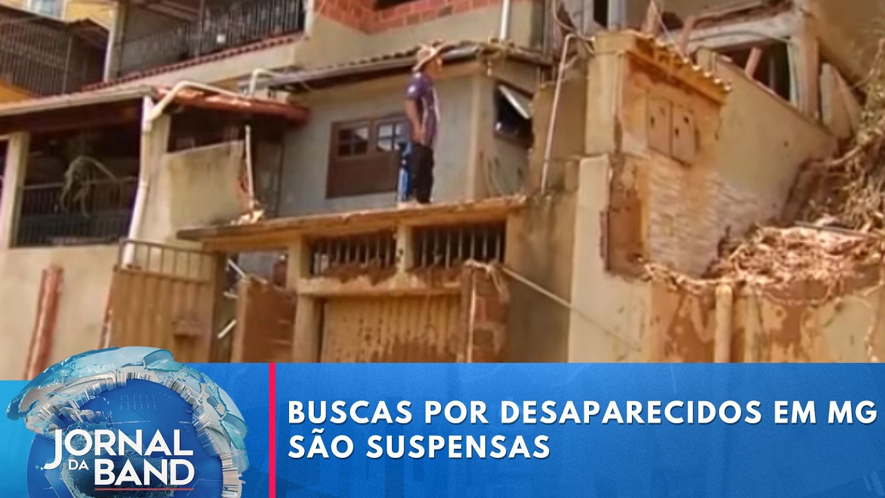 Número de mortos e desabrigados em tragédia de Minas Gerais continua crescendo | Jornal da Band