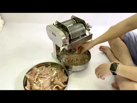 Video MÁY CẮT DA HEO INOX - MÁY THÁI BÌ CHẾ BIẾN NEM... - youtube