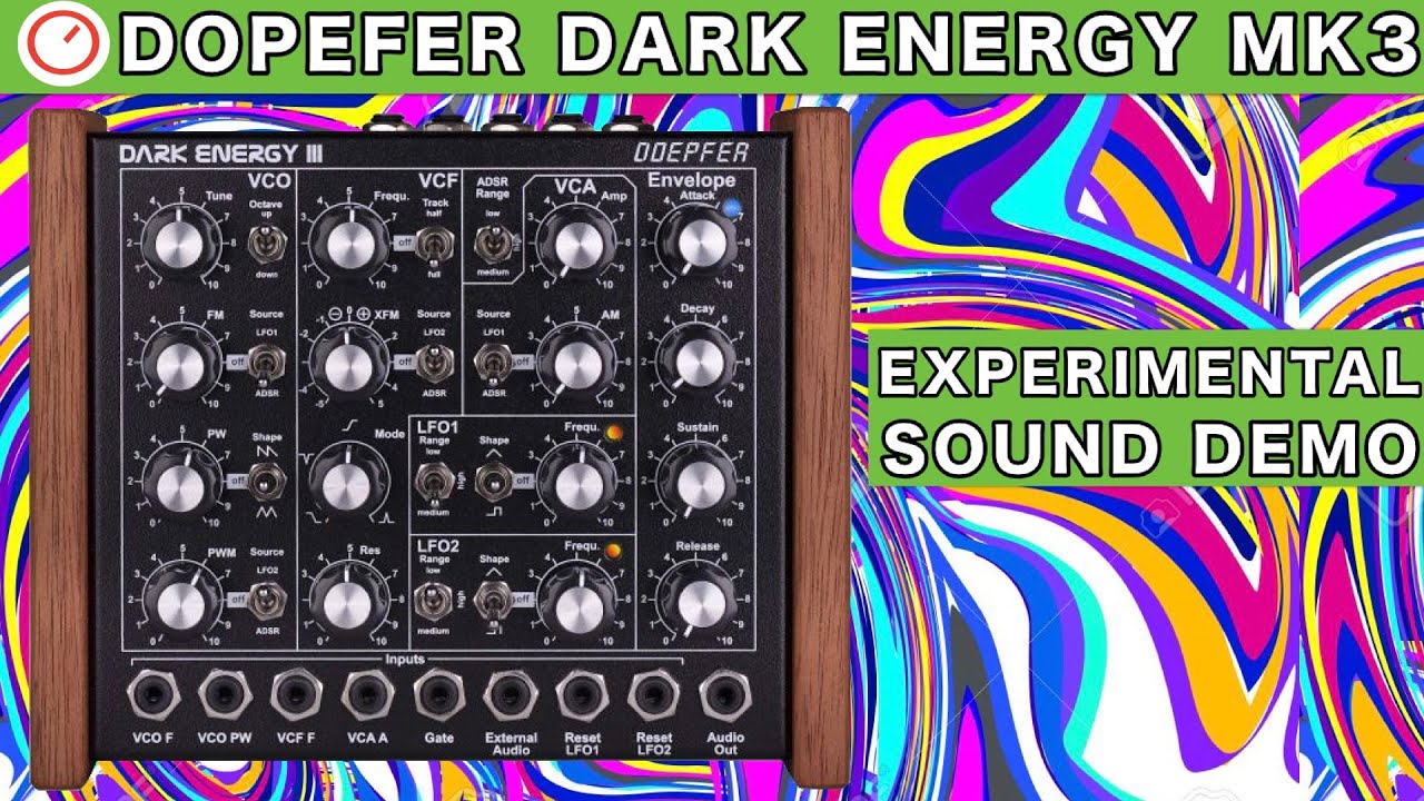 Doepfer Dark Energy III Synthesizer Crazy Sounds! | SYNTH ANATOMY